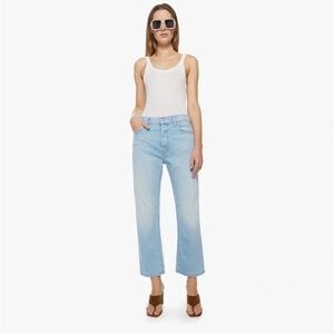 MOTHER The Ditcher crop unripped jeans size 28 B2263
